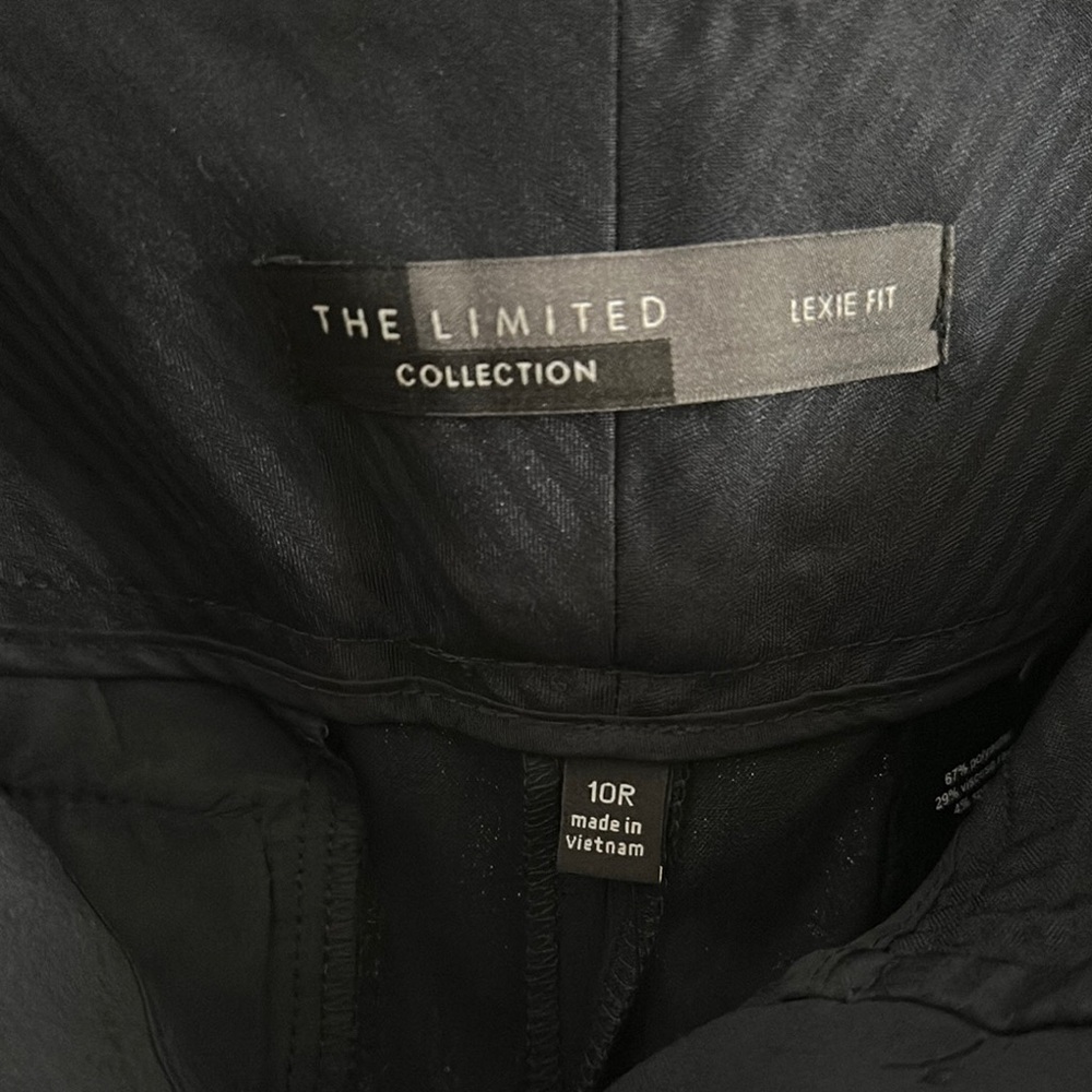 The Limited Black Buttoned Trousers